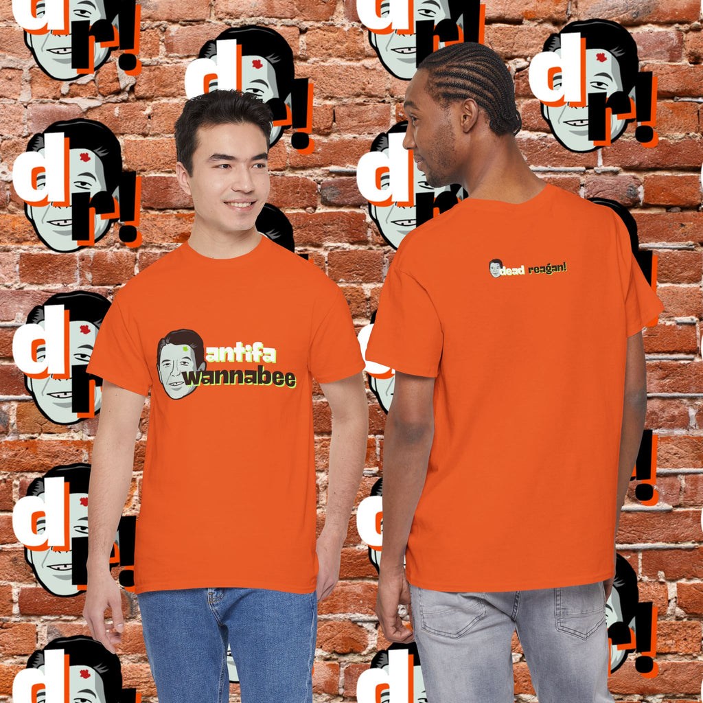Antifa Wannabe (Lime) Unisex Heavy Cotton Tee