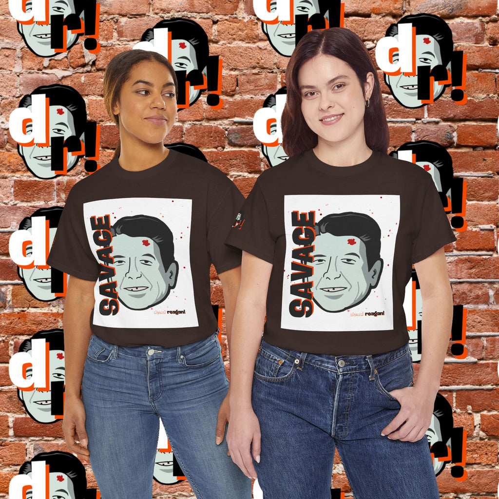 Savage Dead Reagan Graphic Tee White