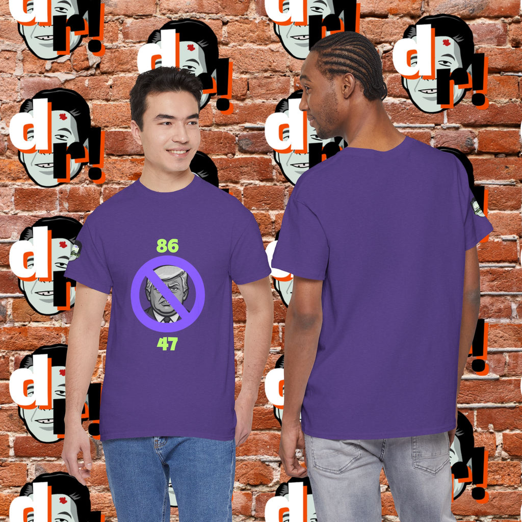 86/47 Lime & Purple  Variant Unisex Heavy Cotton Tee