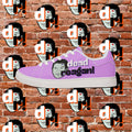 Dead Reagan (Purple/Lavender) Men's Low-Top Pleather Sneakers