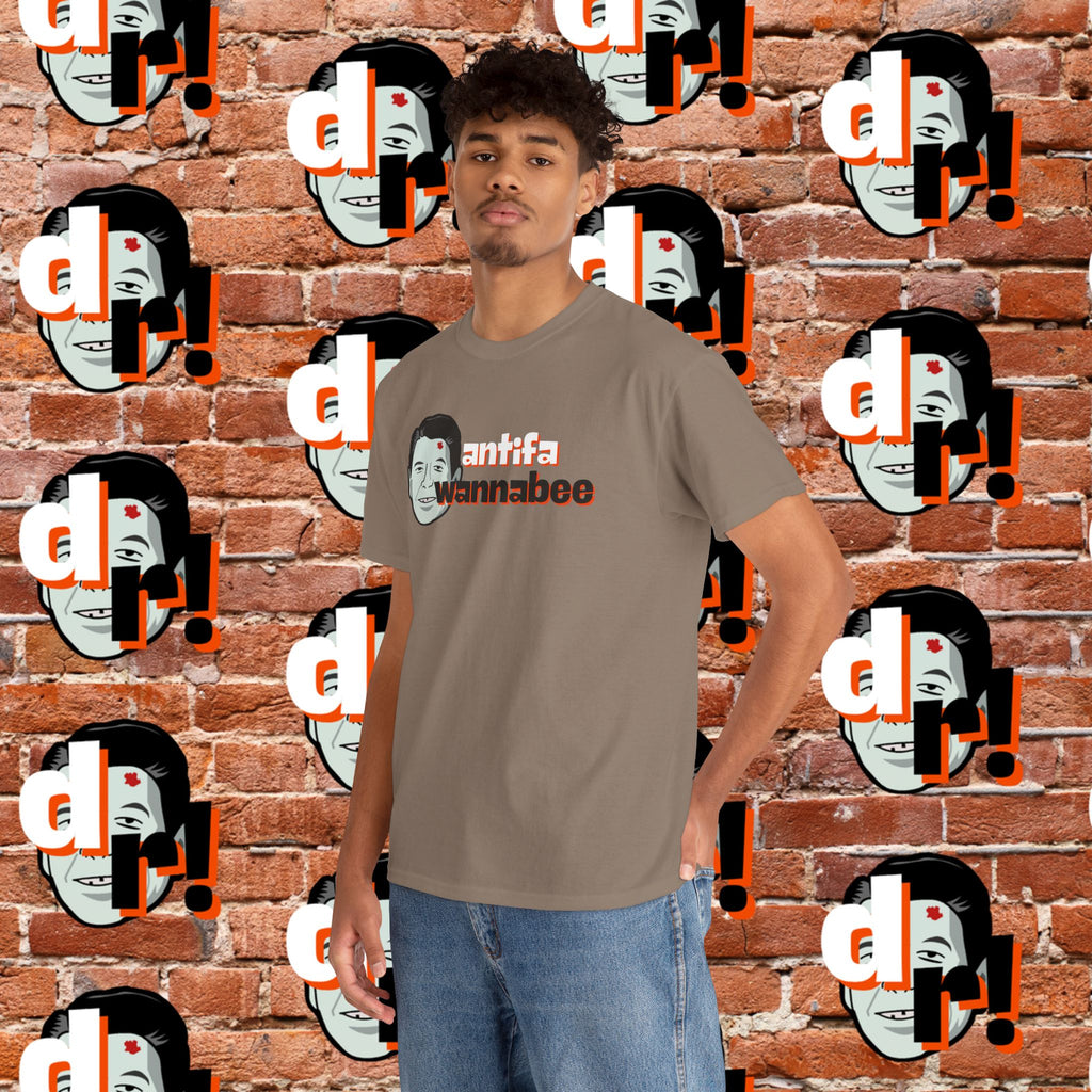 Antifa Wannabee (Orange) Unisex Heavy Cotton Tee