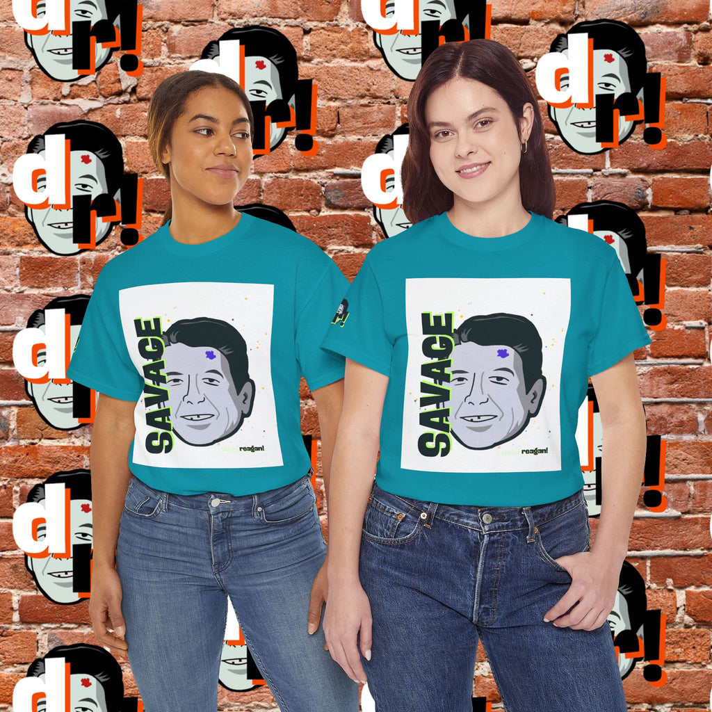 Savage Dead Reagan Graphic Tee Lime