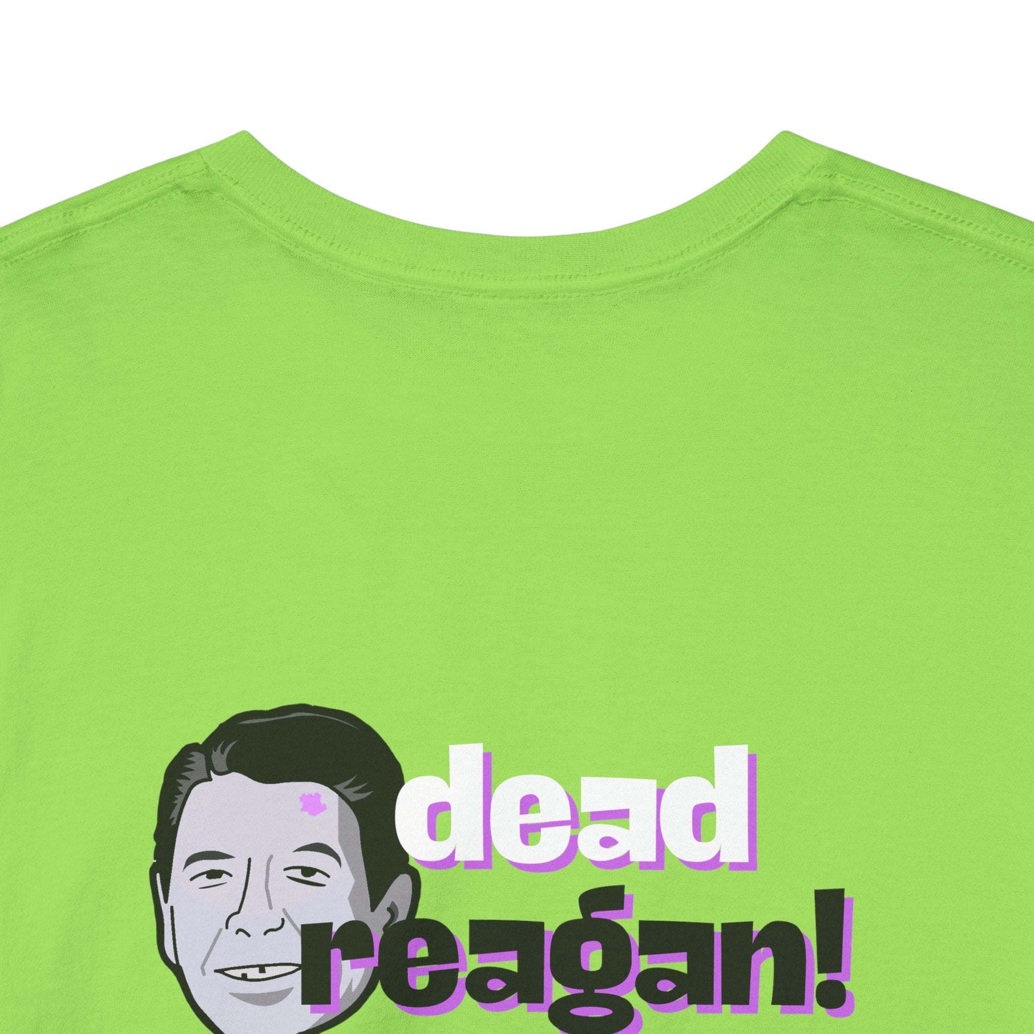 Savage Dead Reagan Graphic Tee Lavender and Lime