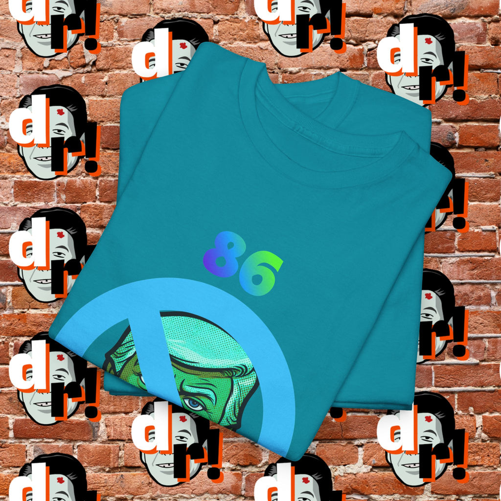 86/47 Lime & Blue Unisex Heavy Cotton Tee