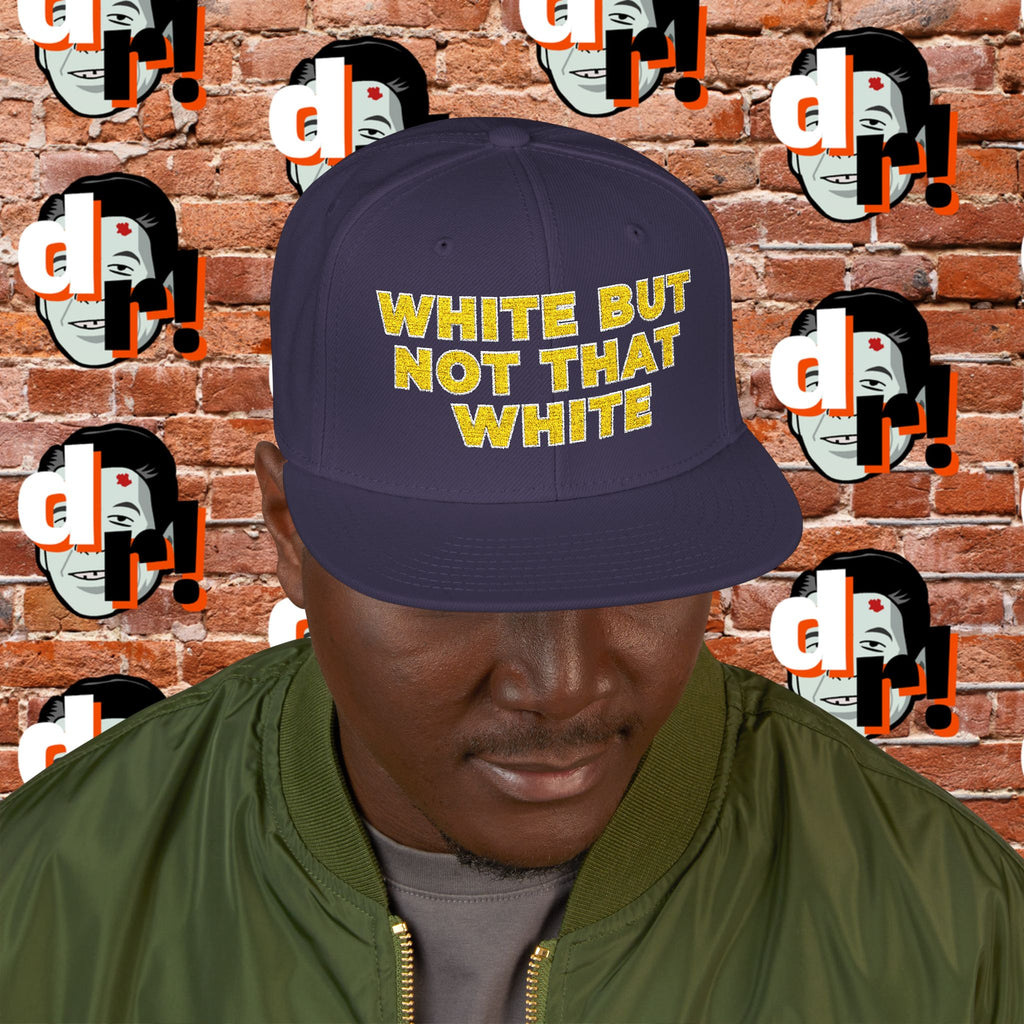 White But Not White (Yellow Letter w/o) Snapback