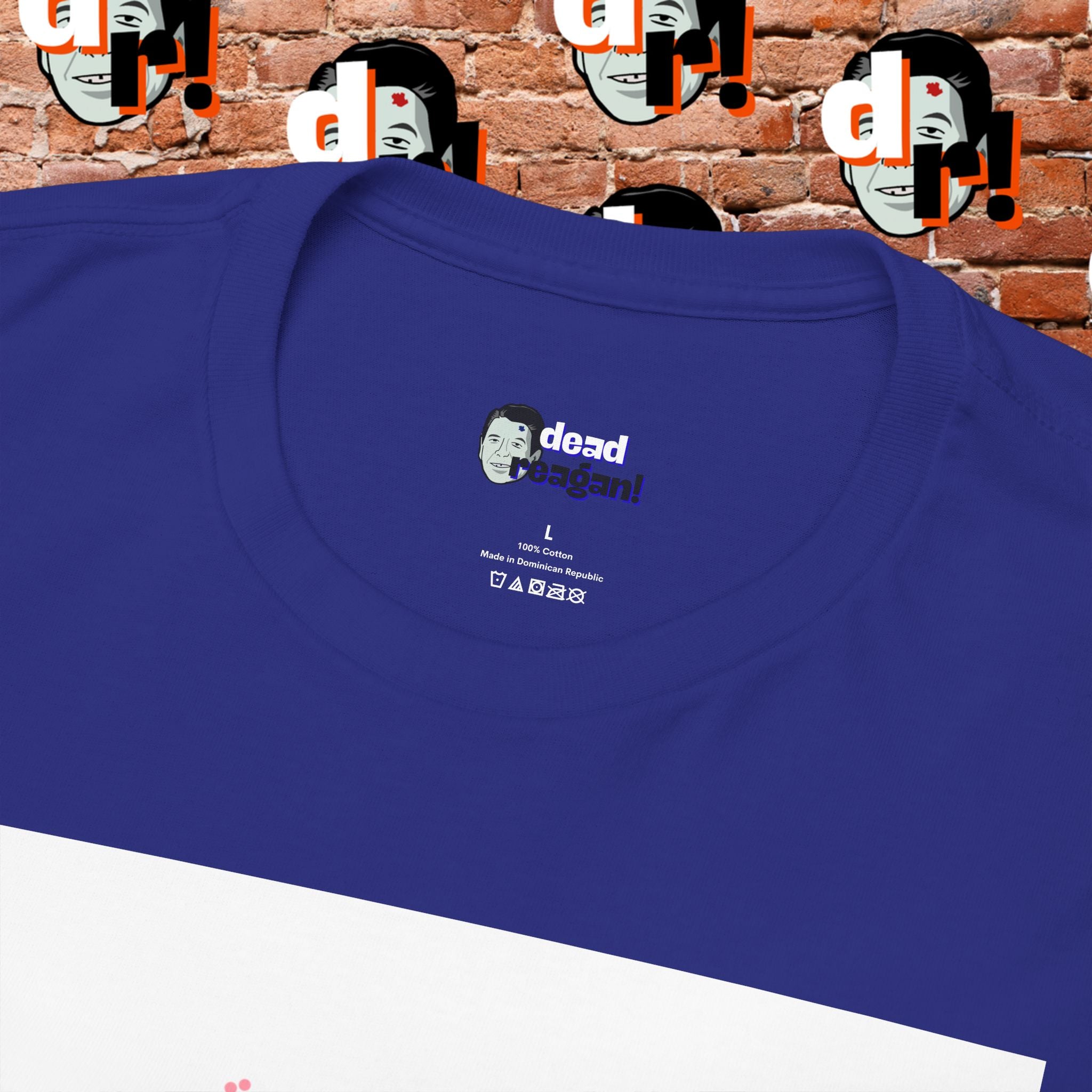 Savage Dead Reagan Graphic Tee Blue