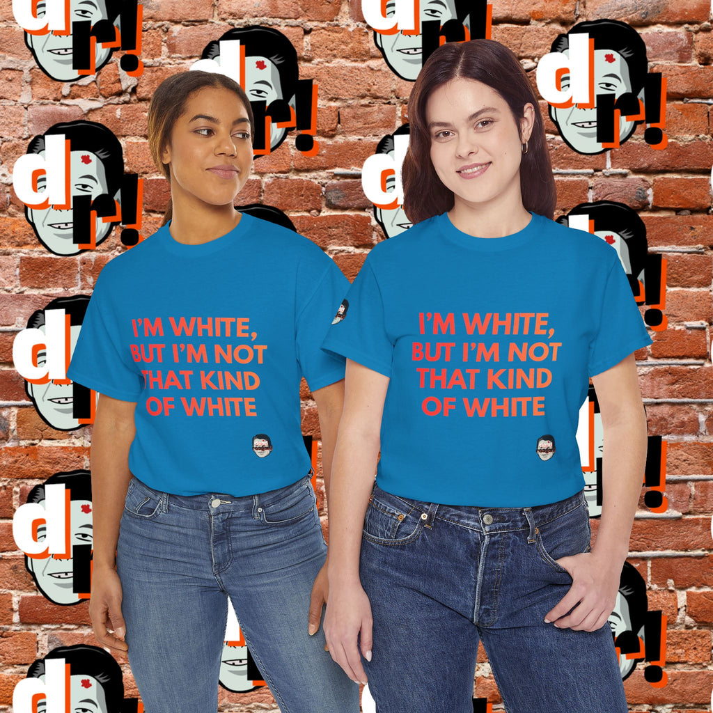 I’m White But… (Orange Gradient Letter) Unisex Heavy Cotton Tee