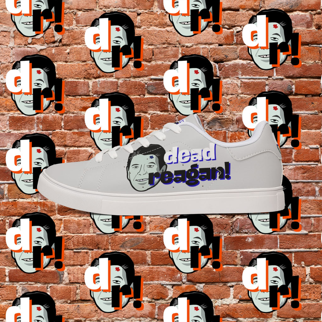 Dead Reagan (Blue/Ice) Men's Low-Top Pleather Sneakers