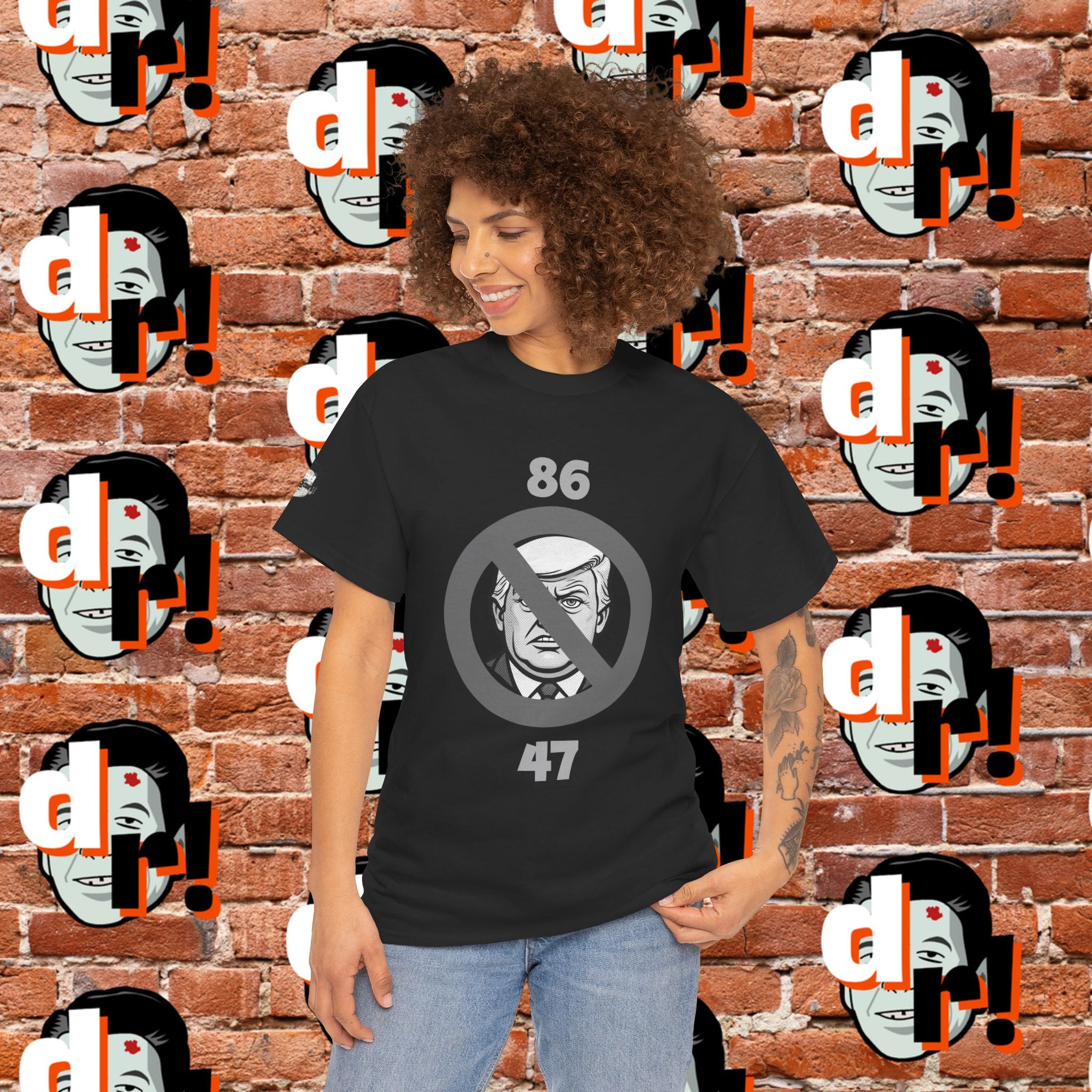 86/47 Monochrome Variant Unisex Heavy Cotton Tee
