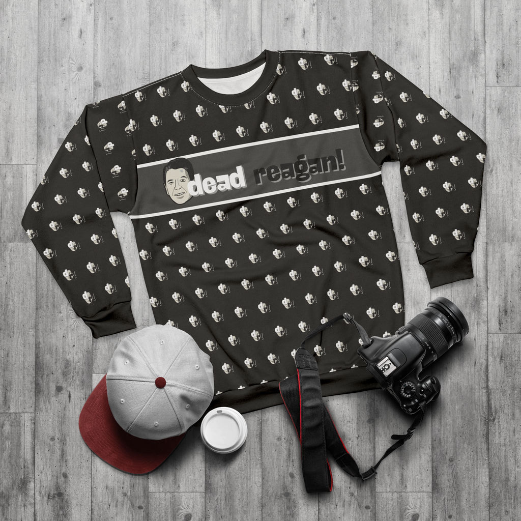 Dead Reagan All-Over Print Crewneck Sweatshirt