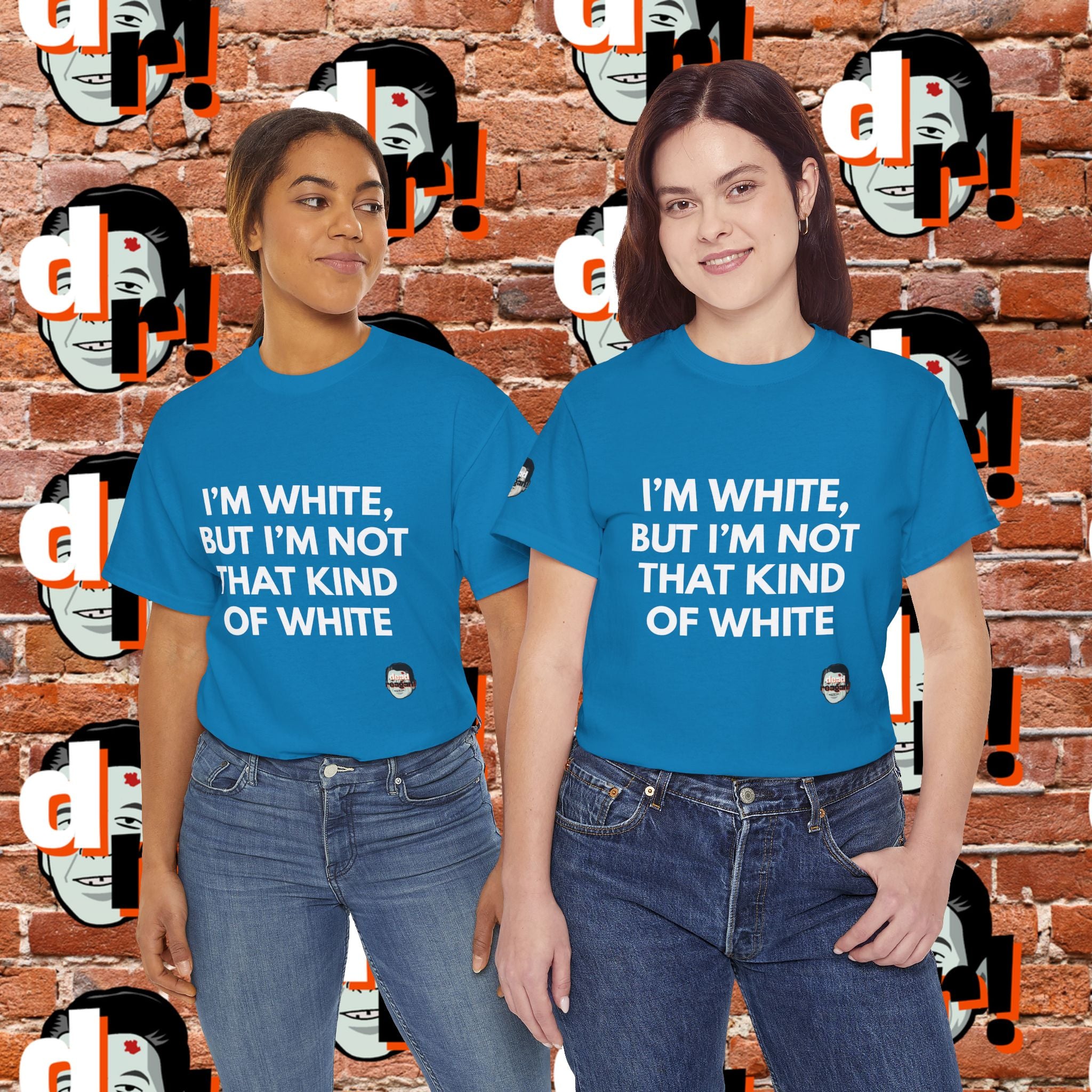 I’m White but… (White Letter) Unisex Heavy Cotton Tee