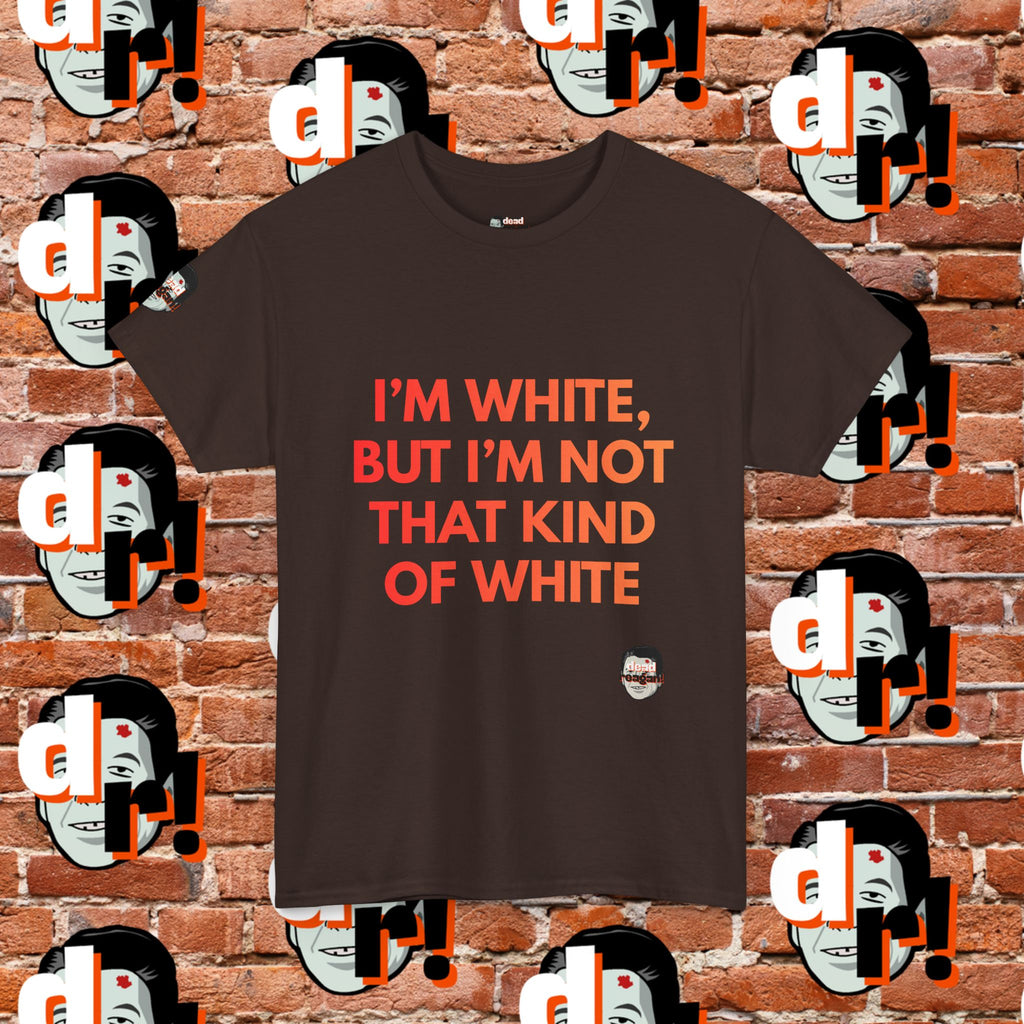 I’m White But… (Orange Gradient Letter) Unisex Heavy Cotton Tee