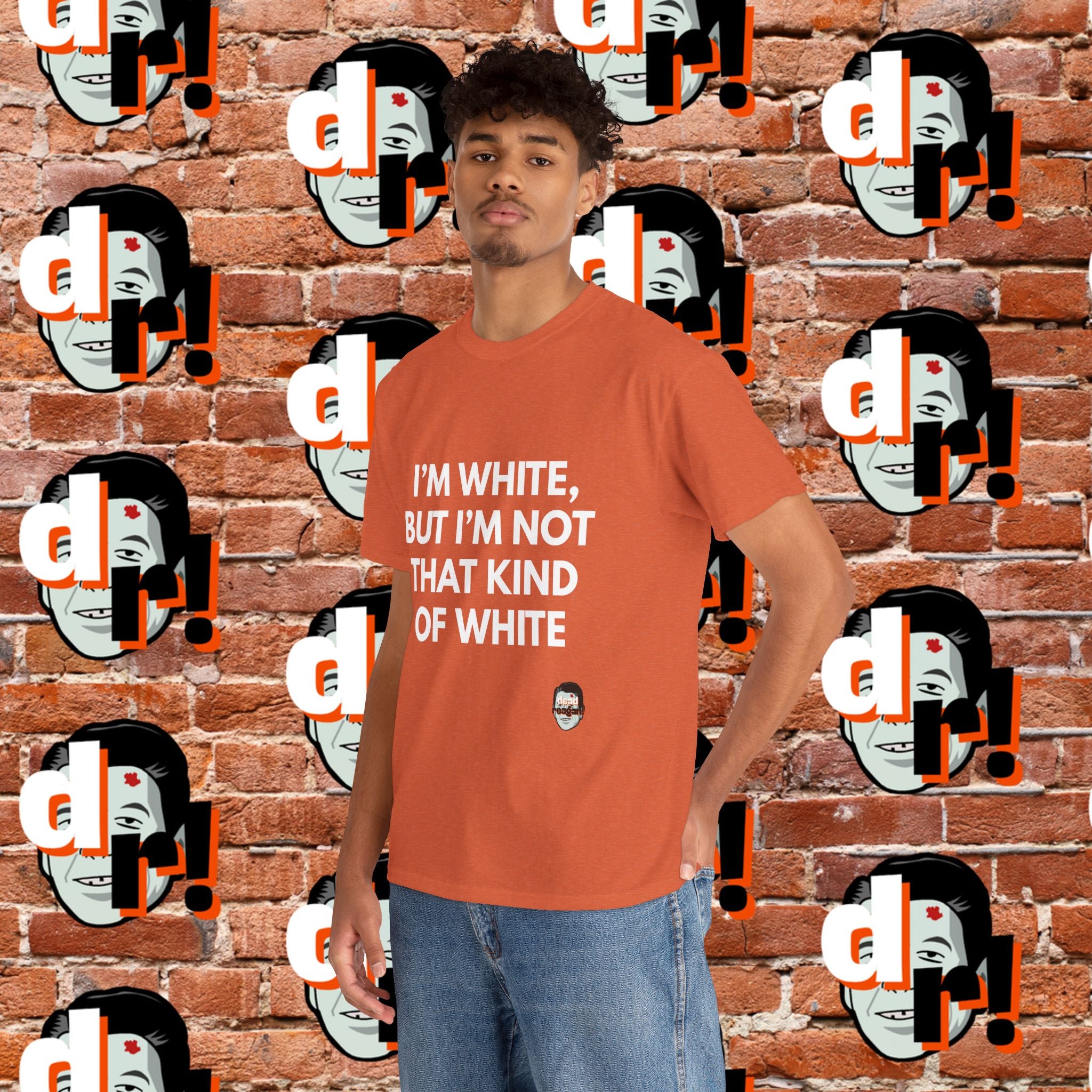 I’m White but… (White Letter) Unisex Heavy Cotton Tee
