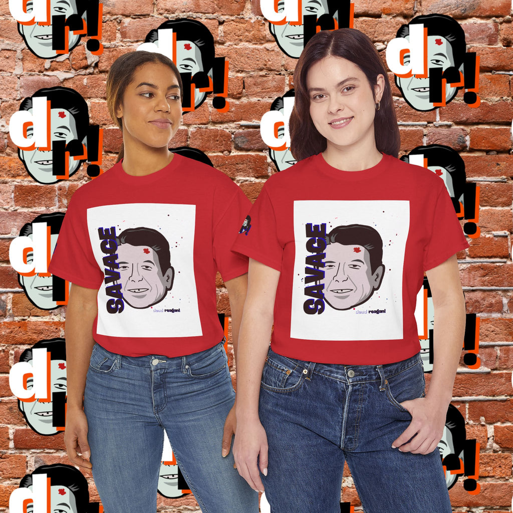 Savage Dead Reagan Graphic Tee Blue