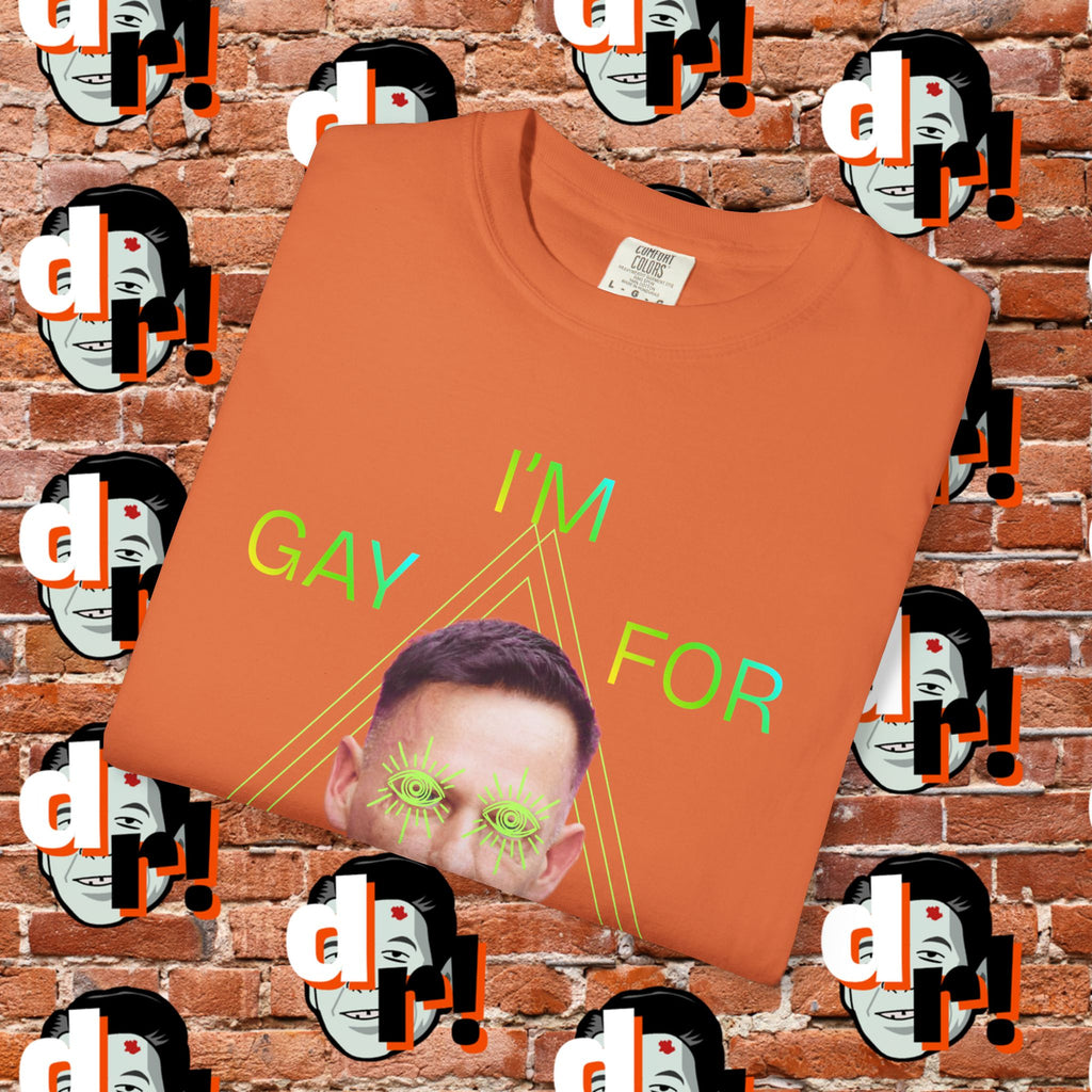 Gay for Mass Surveillance (Lime) Cotton T- Shirt