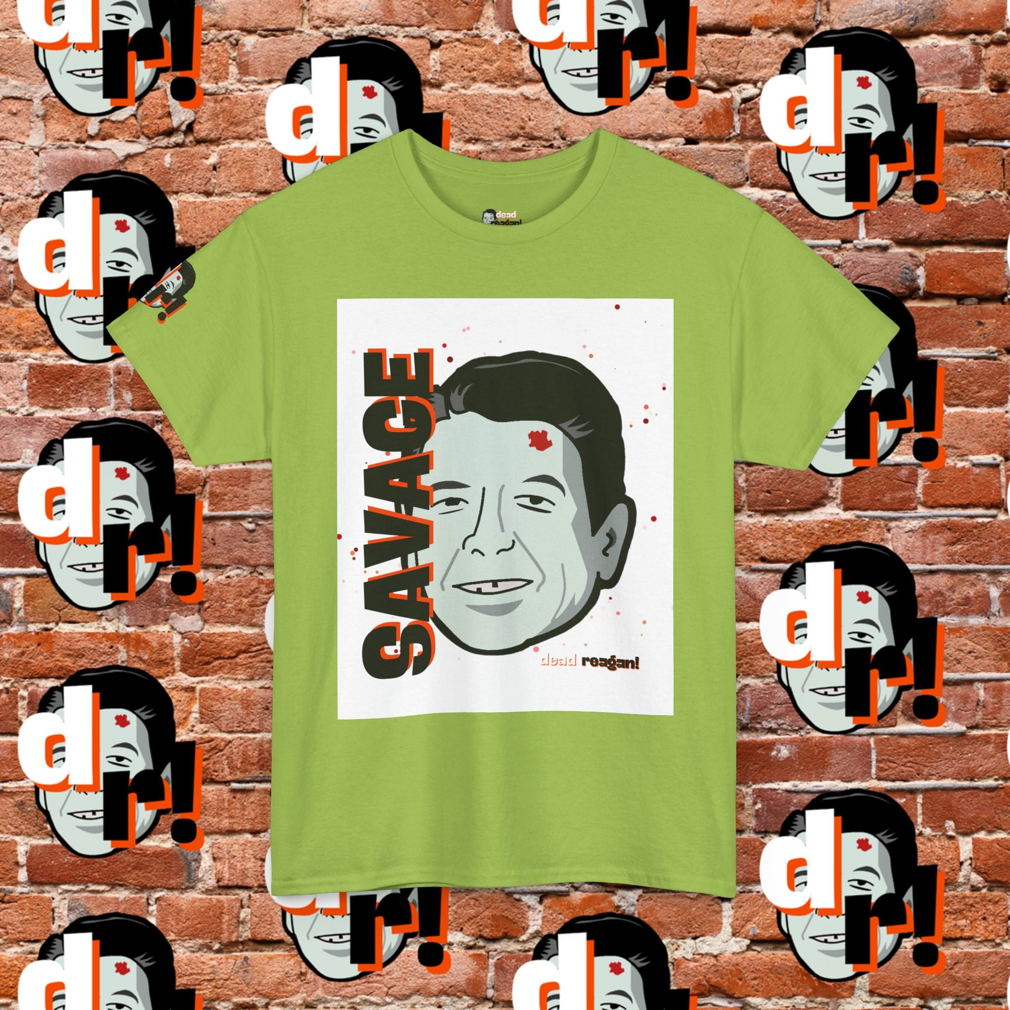 Savage Dead Reagan Graphic Tee White