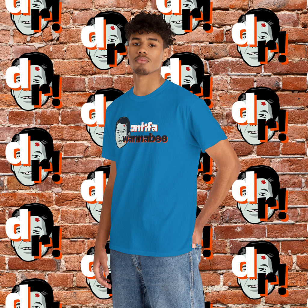 Antifa Wannabee (Orange) Unisex Heavy Cotton Tee