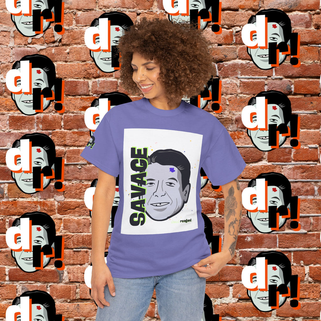 Savage Dead Reagan Graphic Tee Lime