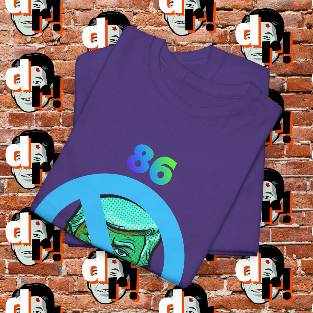 86/47 Lime & Blue Unisex Heavy Cotton Tee