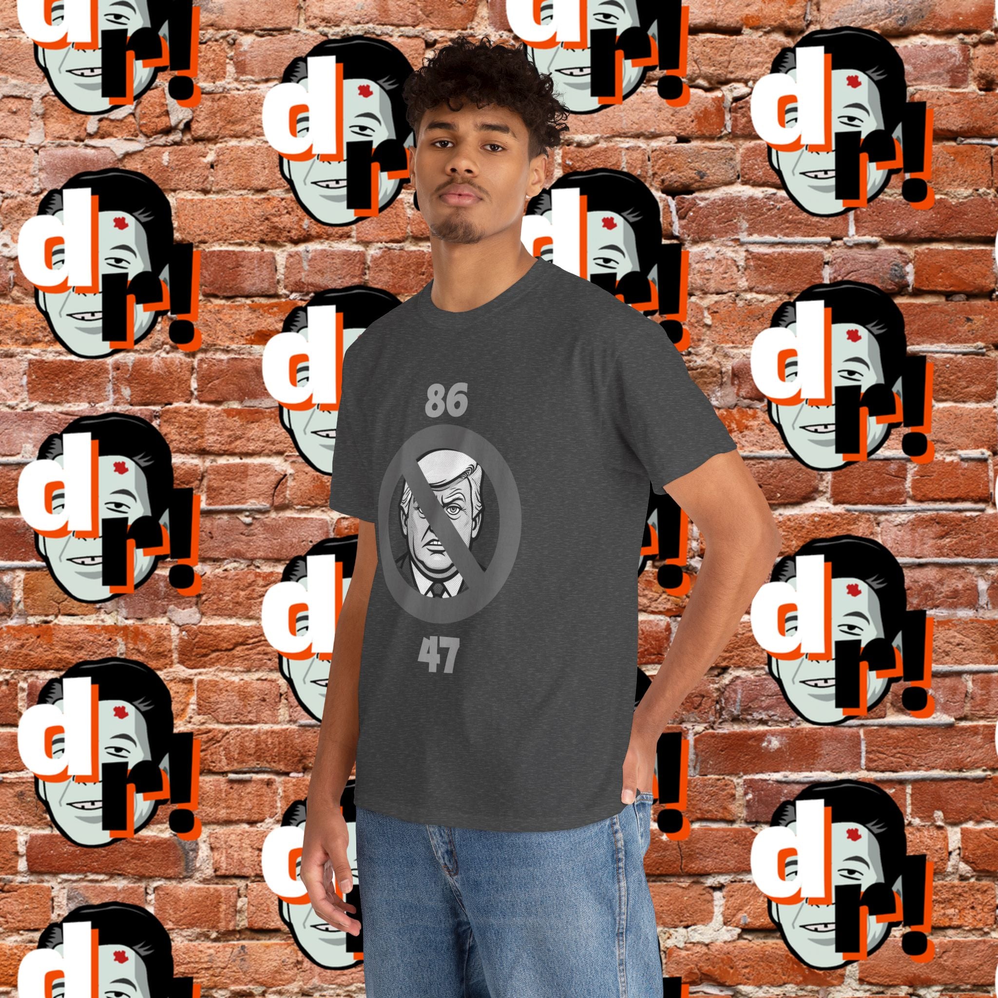 86/47 Monochrome Variant Unisex Heavy Cotton Tee
