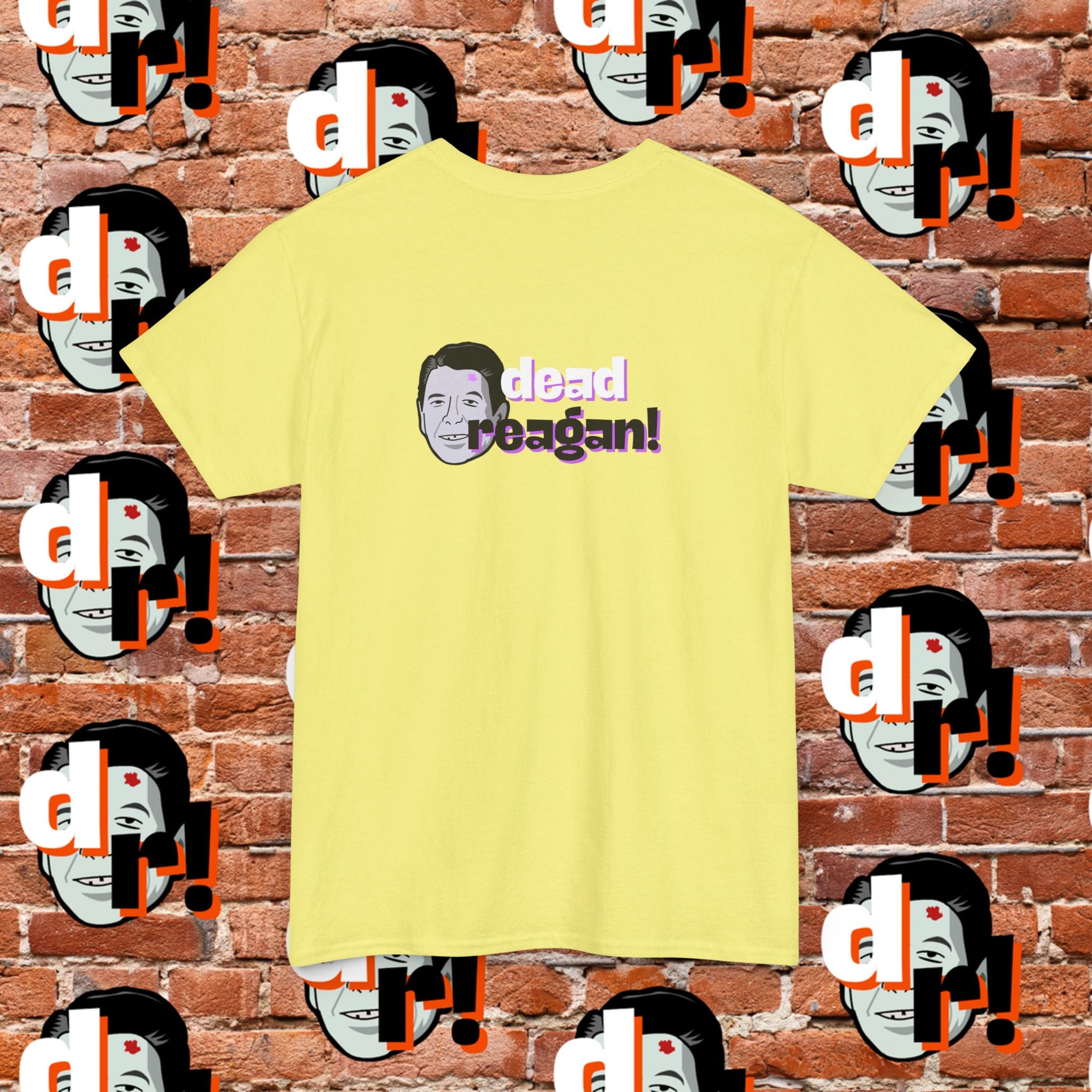 Savage Dead Reagan Graphic Tee Lavender and Lime