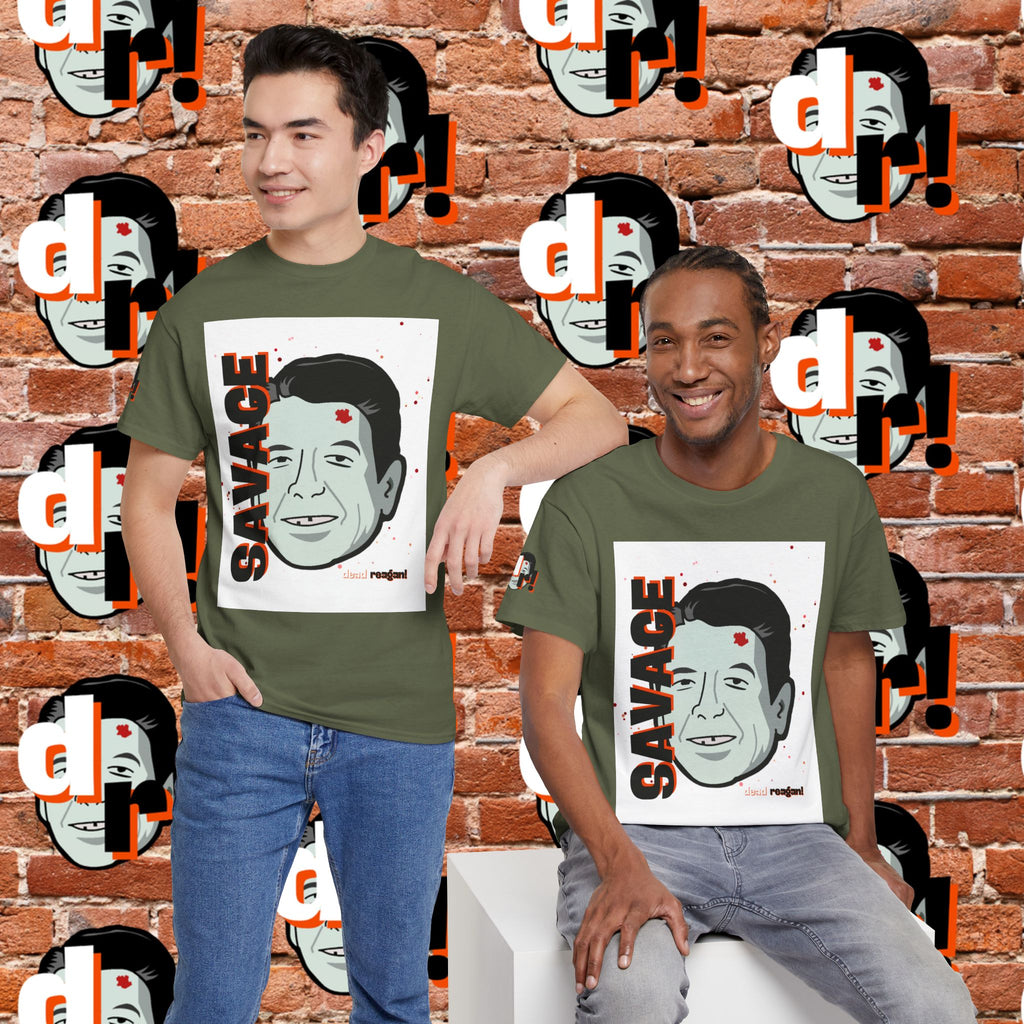 Savage Dead Reagan Graphic Tee White