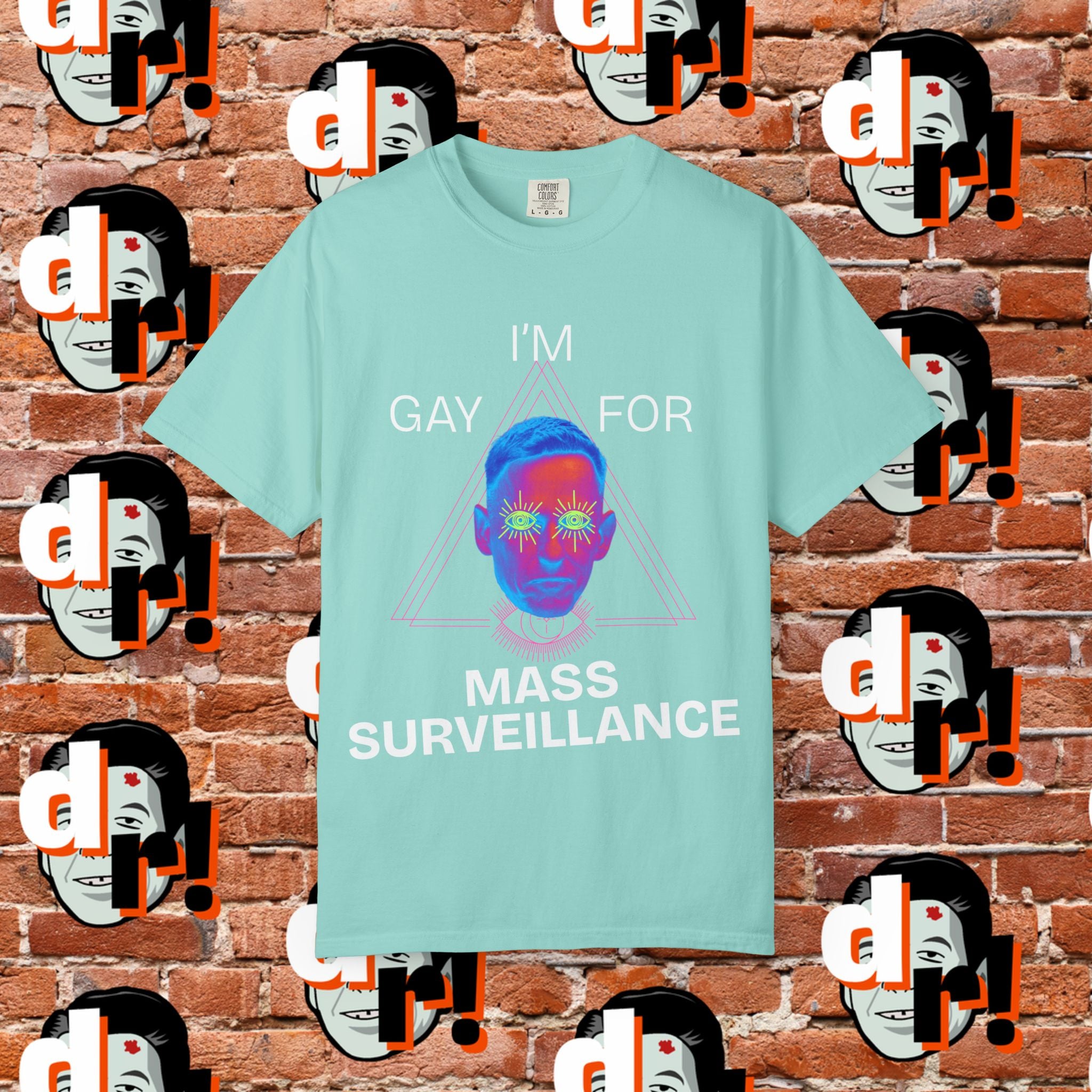 Gay for Mass Surveillance (PANK) Cotton T- Shirt