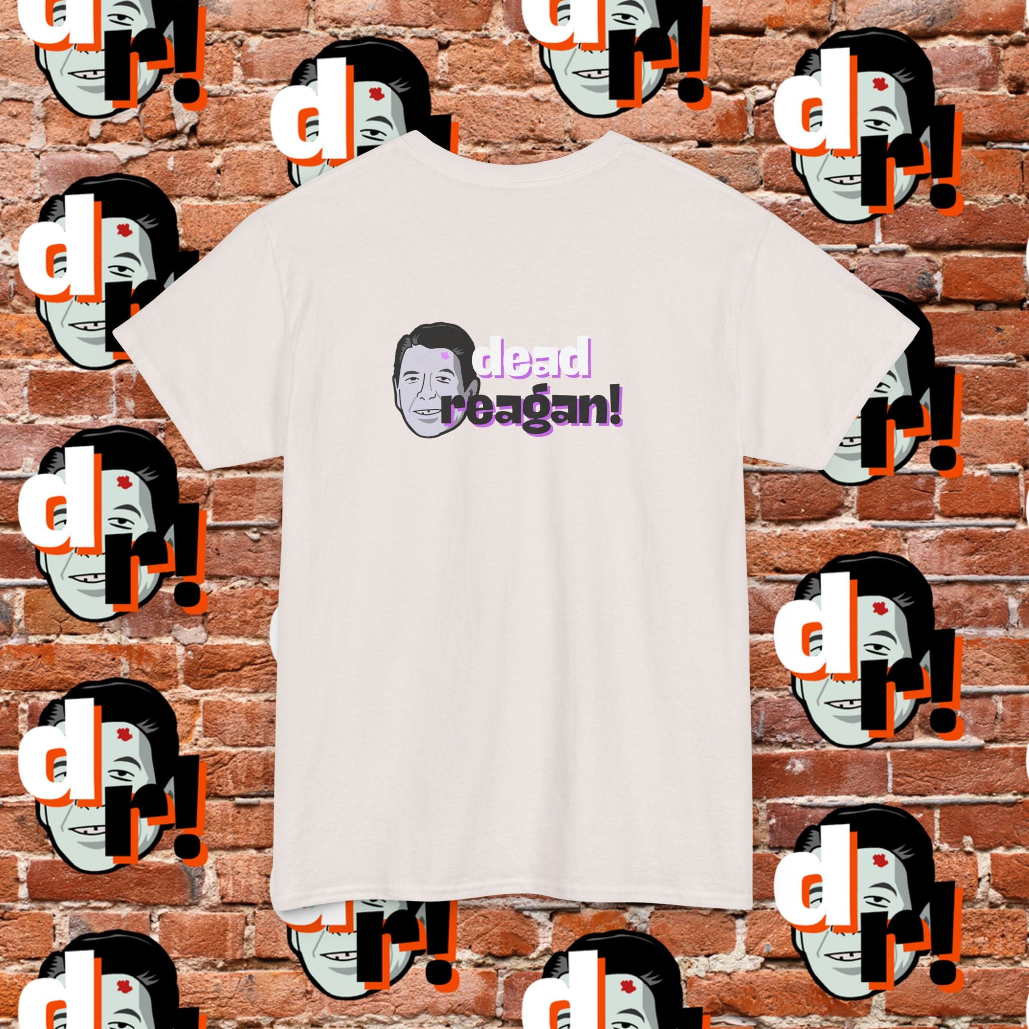 Savage Dead Reagan Graphic Tee Lavender and Lime