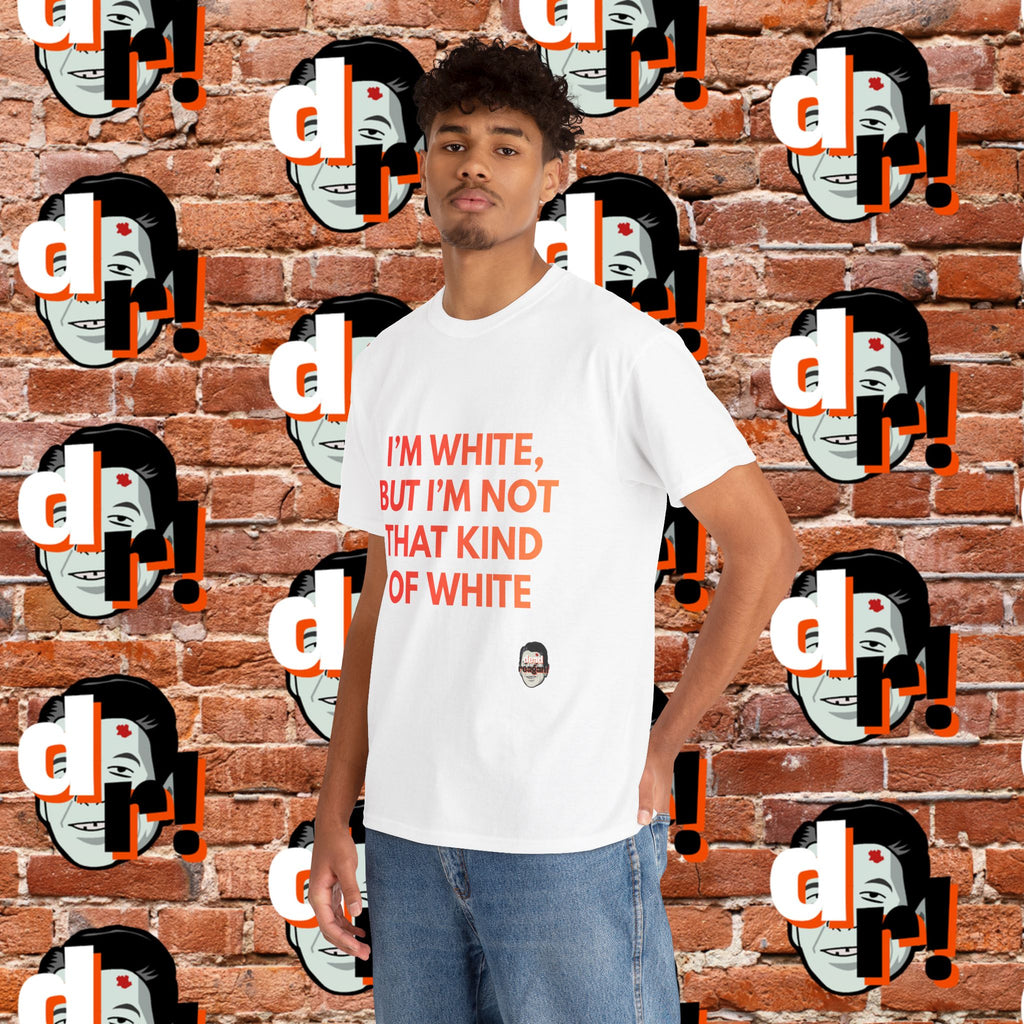 I’m White But… (Orange Gradient Letter) Unisex Heavy Cotton Tee