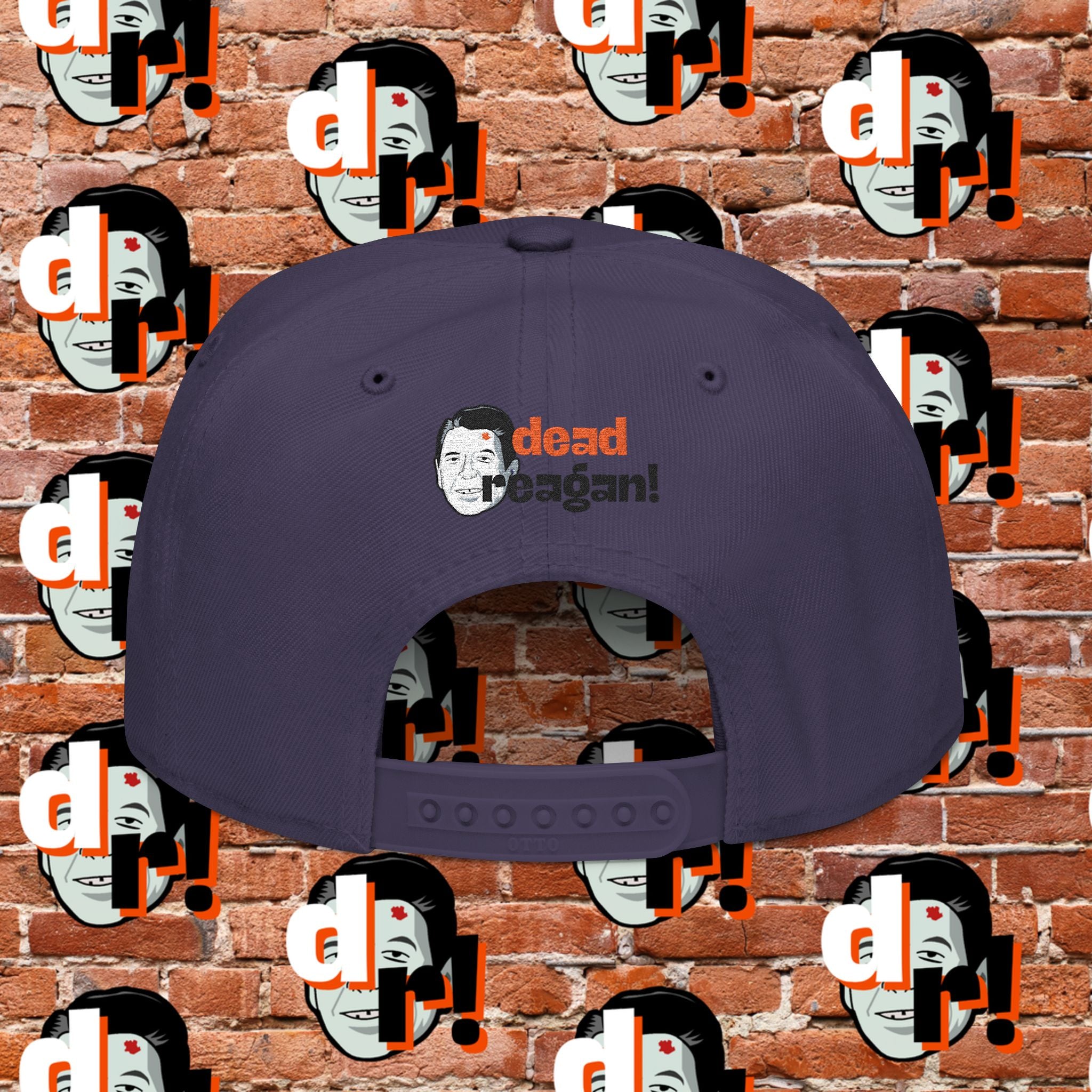 White But Not That White (Orange Letter w/o) Snapback