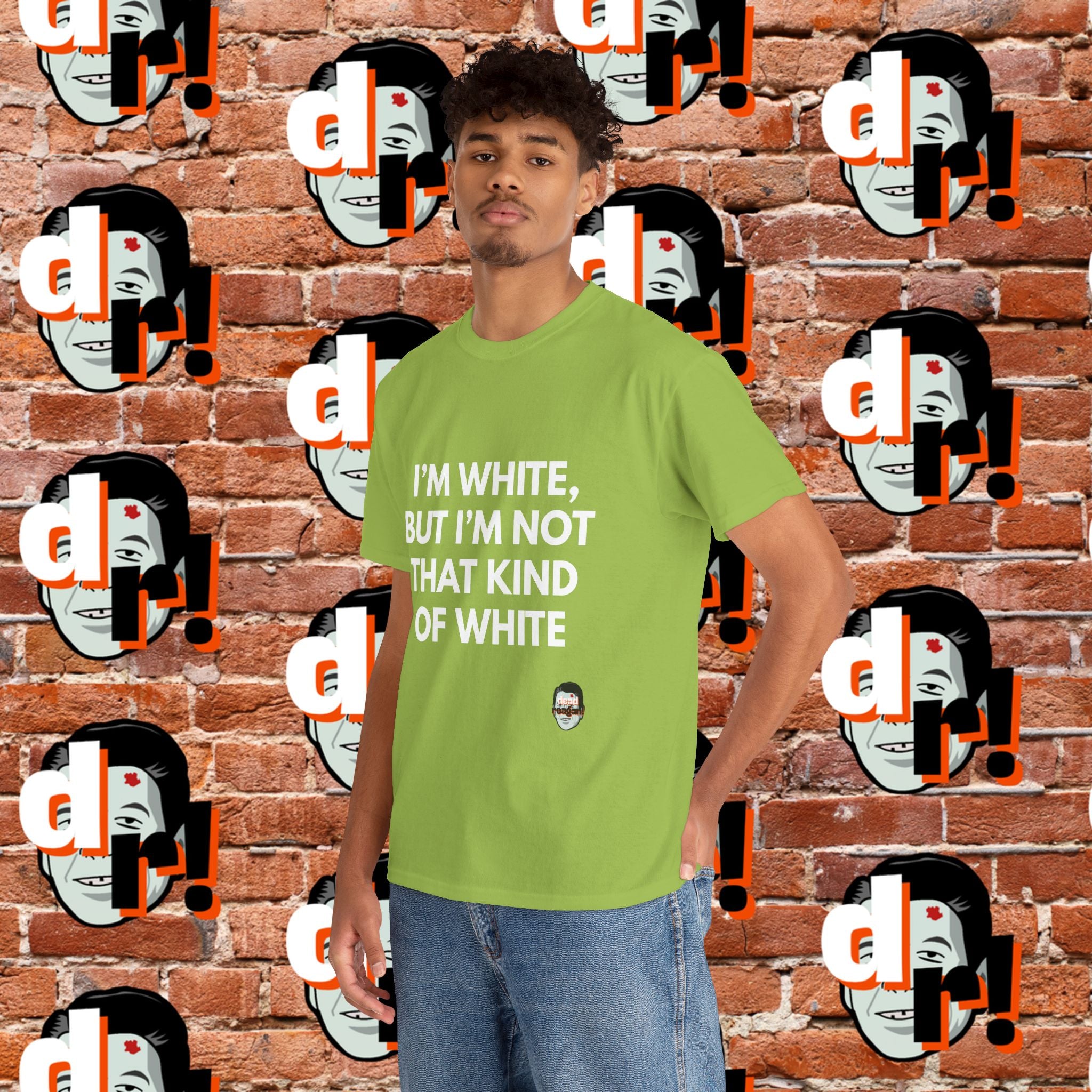 I’m White but… (White Letter) Unisex Heavy Cotton Tee