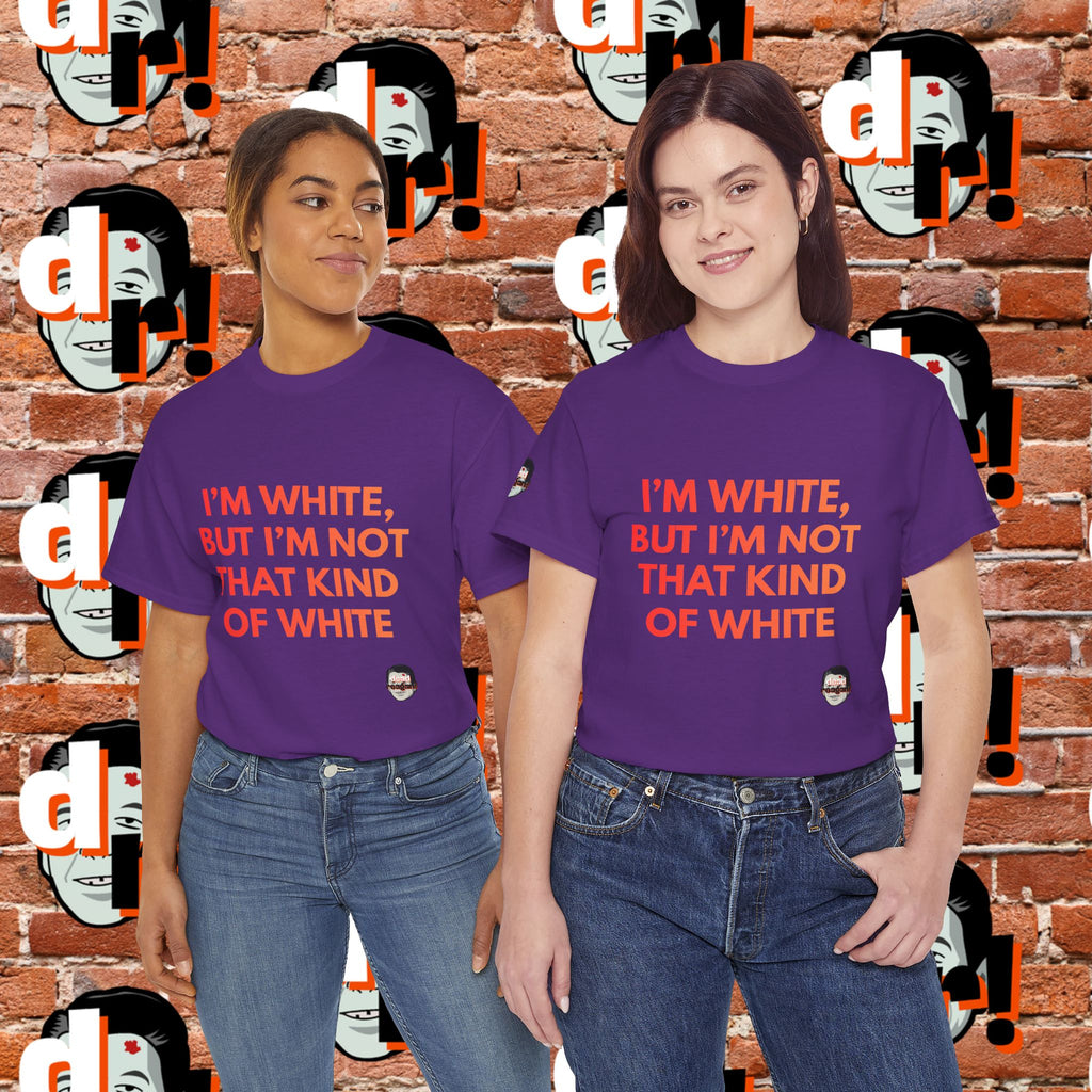 I’m White But… (Orange Gradient Letter) Unisex Heavy Cotton Tee