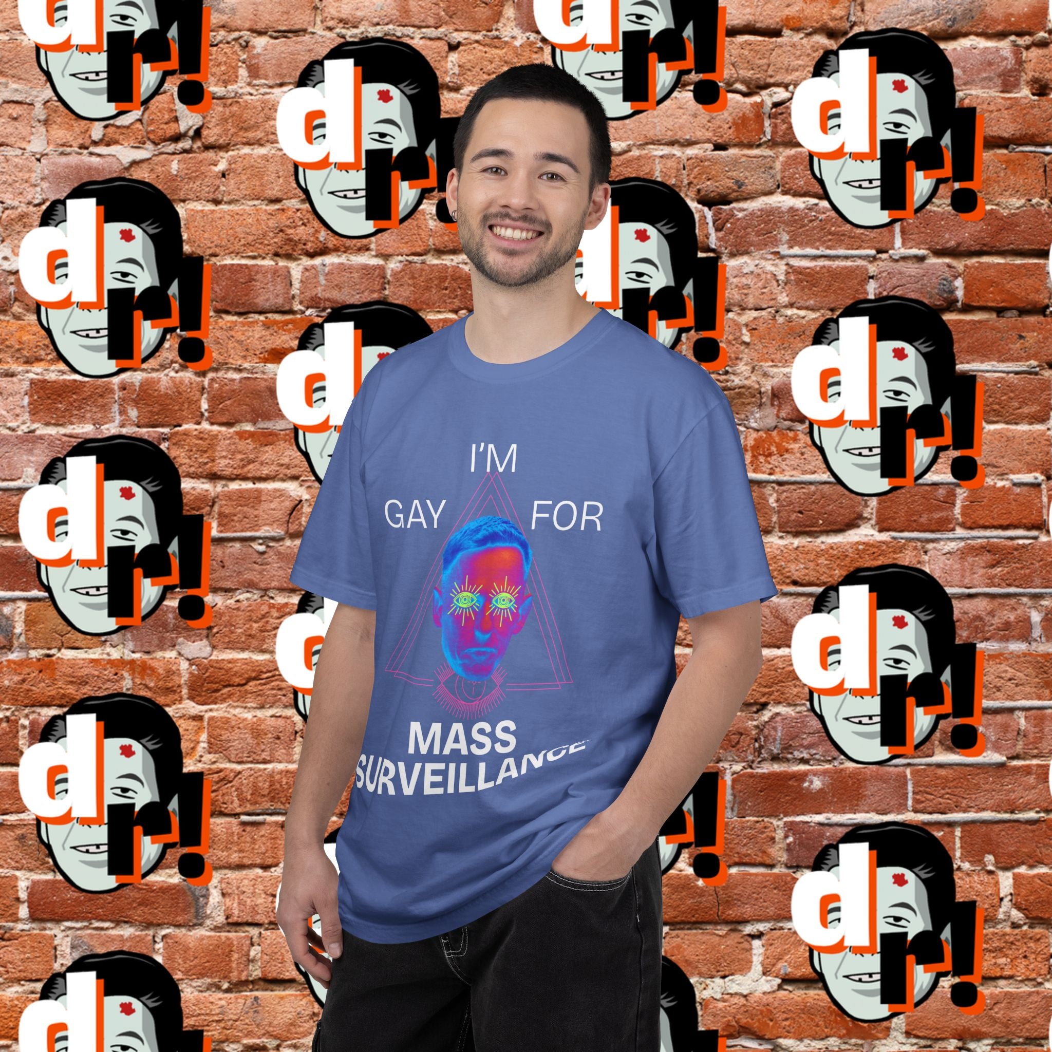 Gay for Mass Surveillance (PANK) Cotton T- Shirt