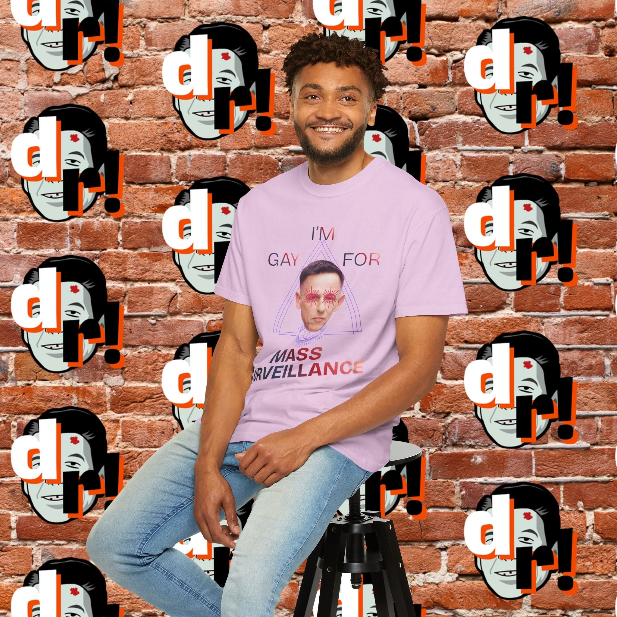 Gay for Mass Surveillance Cotton T- Shirt