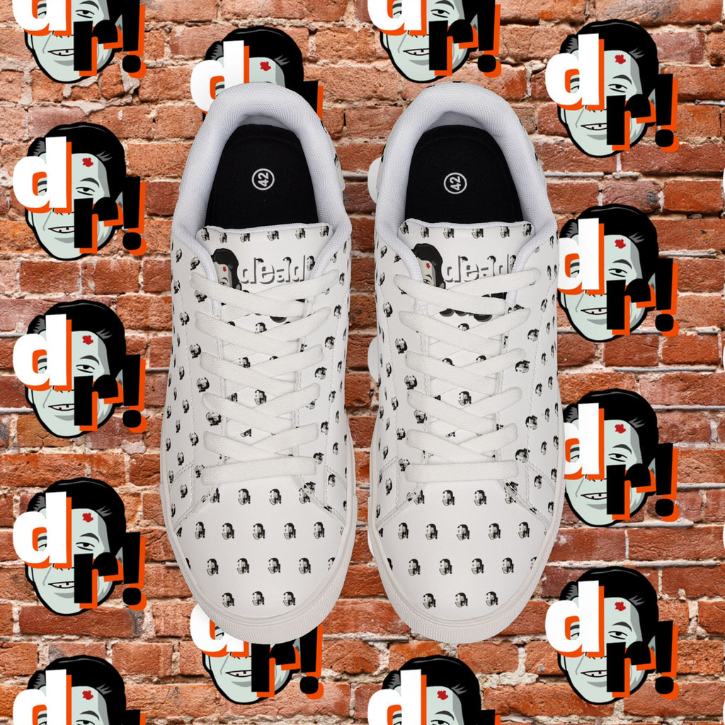 Dead Reagan Monogram All Over (Mono Lite) Men's Low-Top Pleather Sneakers
