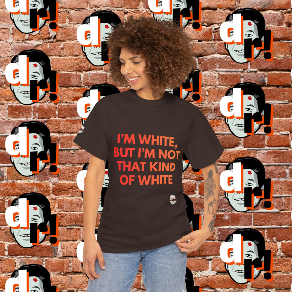 I’m White But… (Orange Gradient Letter) Unisex Heavy Cotton Tee