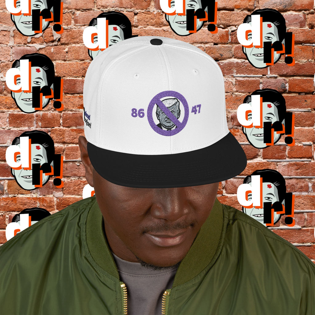 86/47 Purple Embroidered Snapback