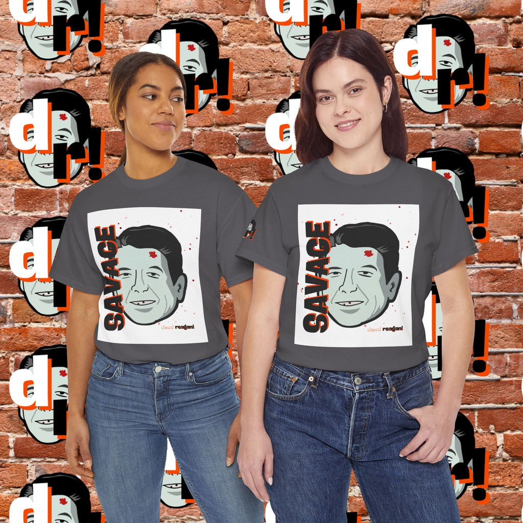 Savage Dead Reagan Graphic Tee White