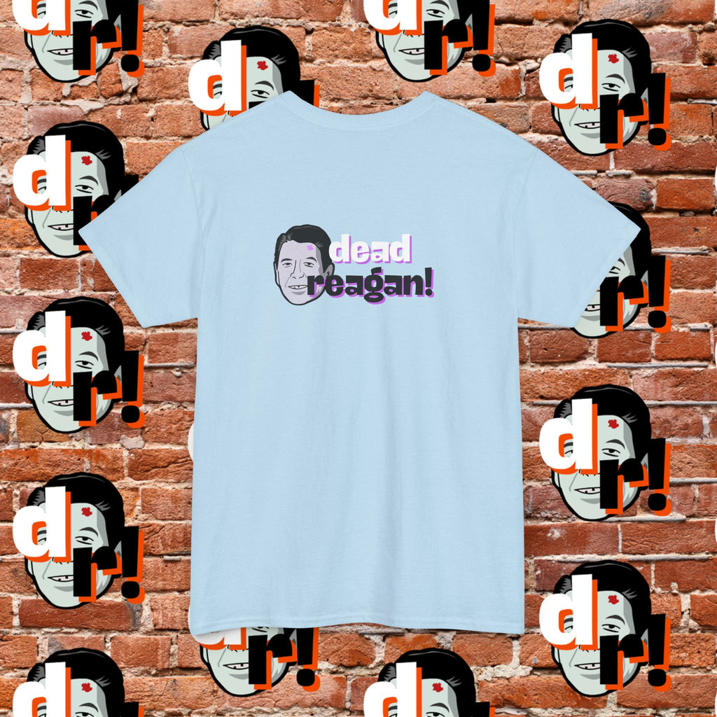 Savage Dead Reagan Graphic Tee Lavender and Lime