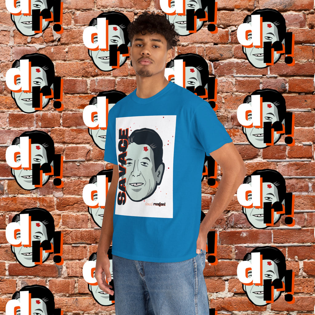 Savage Dead Reagan Graphic Tee White