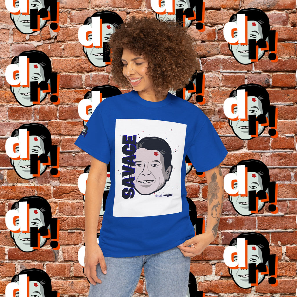 Savage Dead Reagan Graphic Tee Blue
