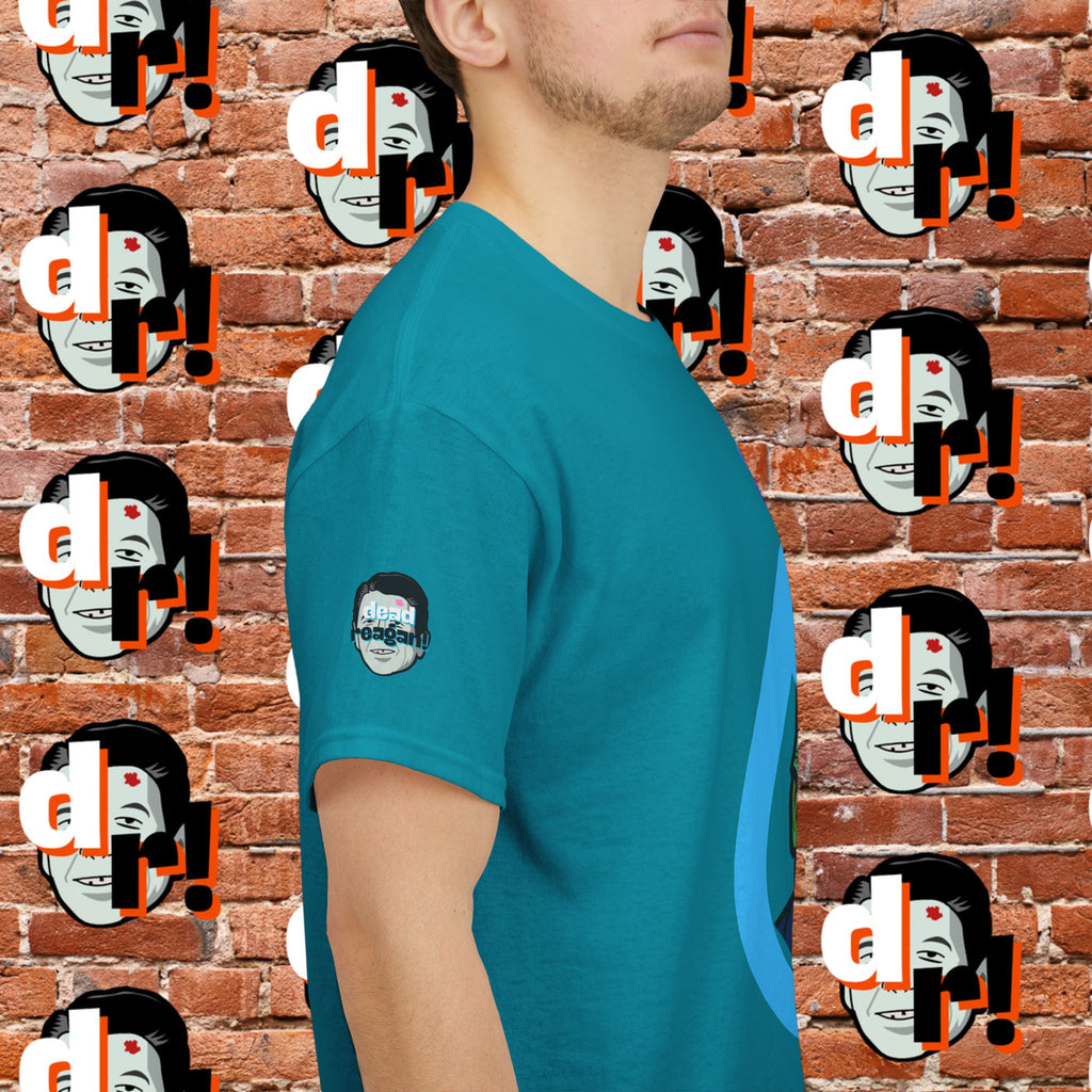 86/47 Lime & Blue Unisex Heavy Cotton Tee