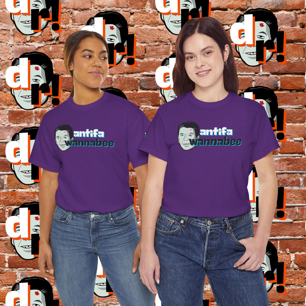 Antifa Wannabee (Teal) Unisex Heavy Cotton Tee