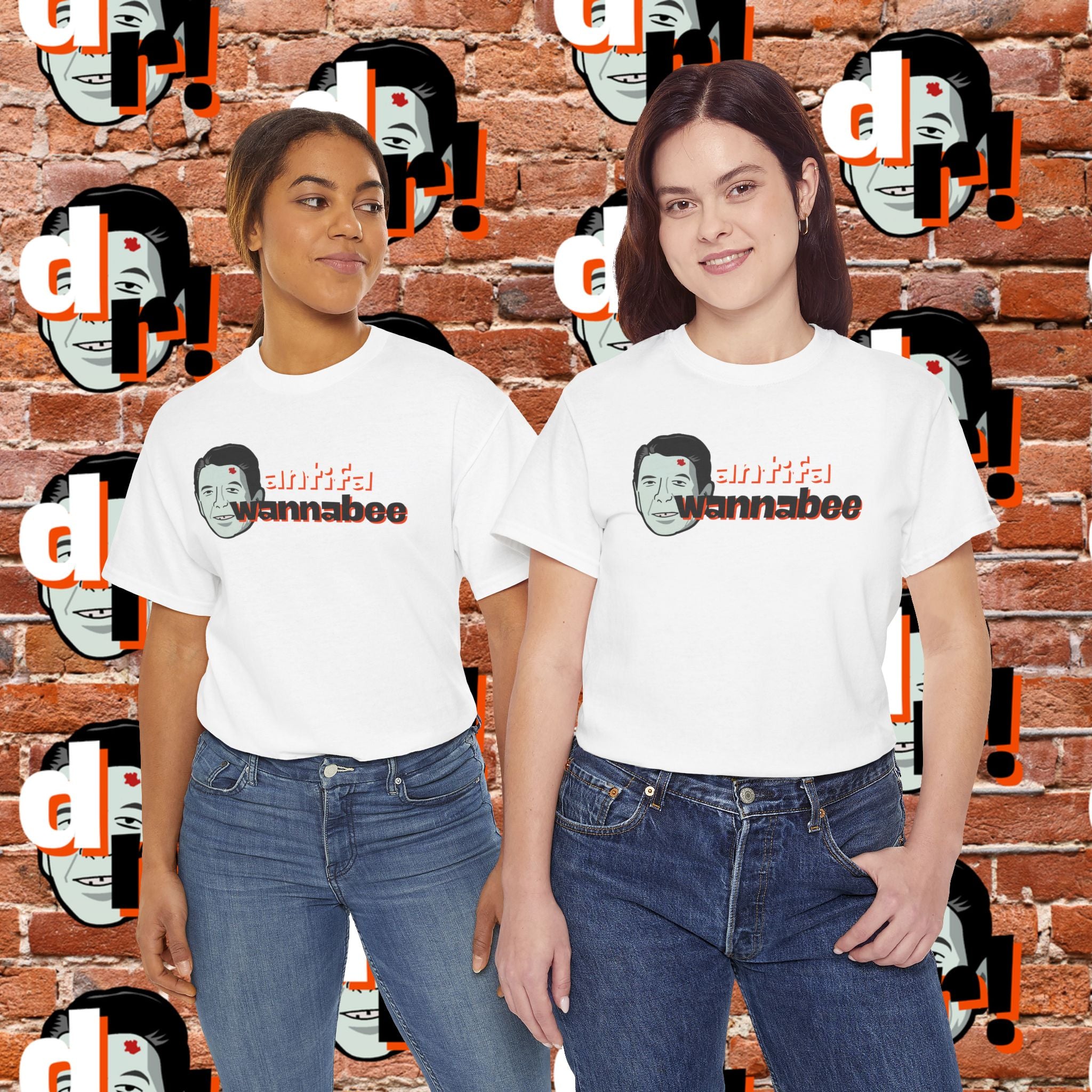 Antifa Wannabee (Orange) Unisex Heavy Cotton Tee