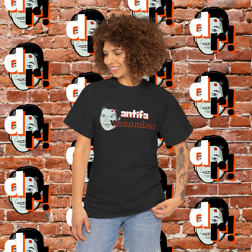 Antifa Wannabee (Orange) Unisex Heavy Cotton Tee