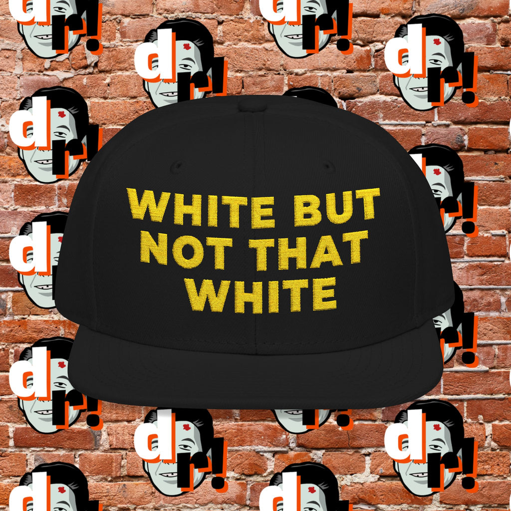 White But Not That White (Yellow Letter) Snapback
