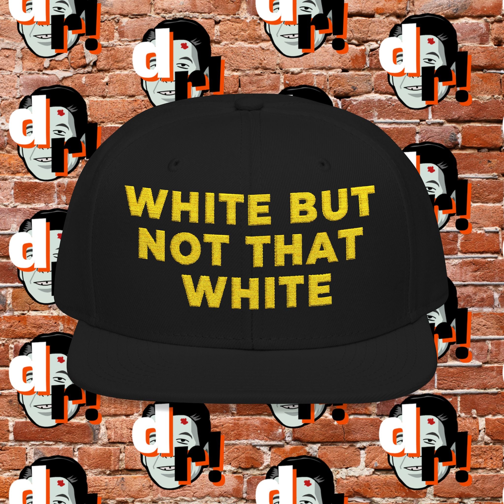 White But Not That White (Yellow Letter) Snapback