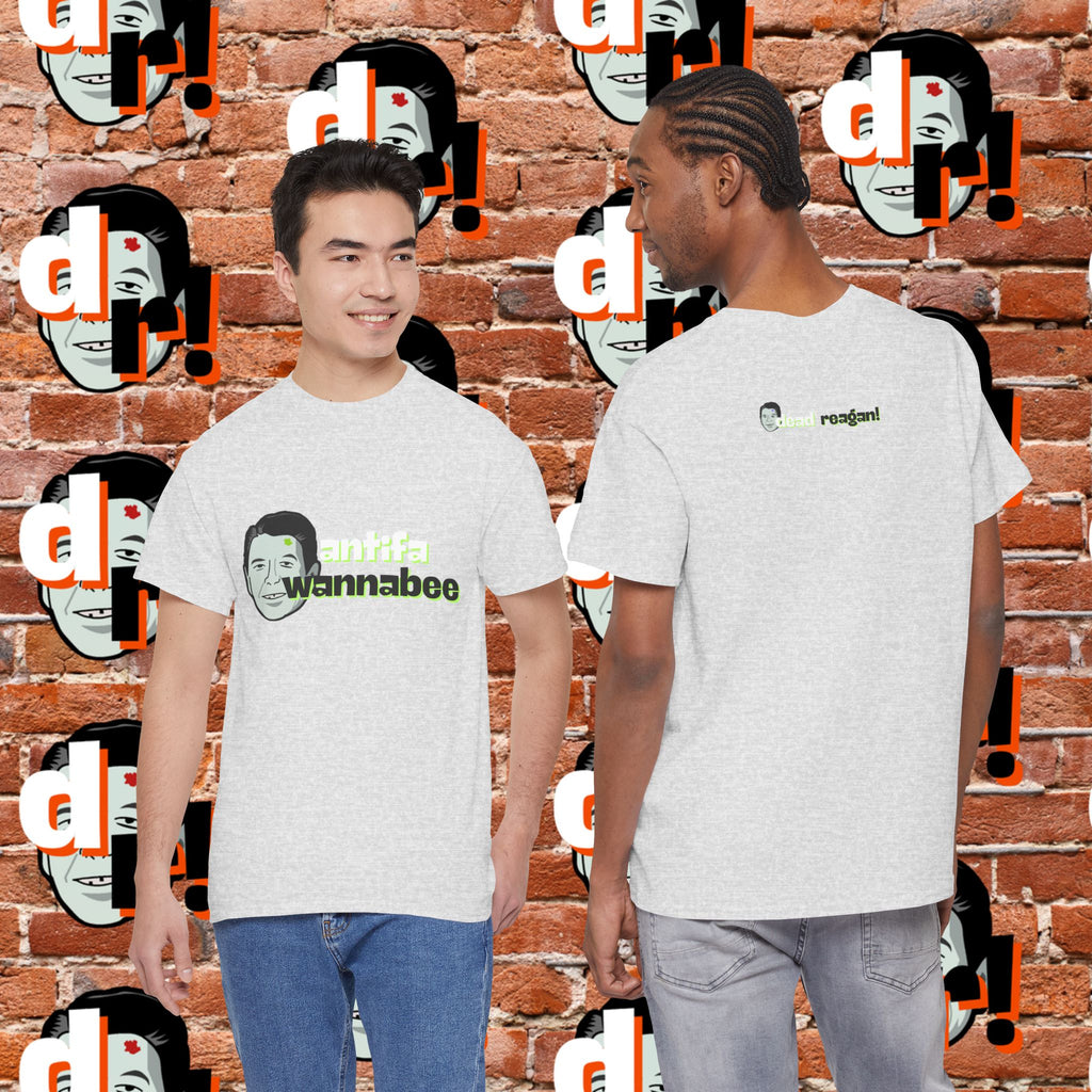 Antifa Wannabe (Lime) Unisex Heavy Cotton Tee