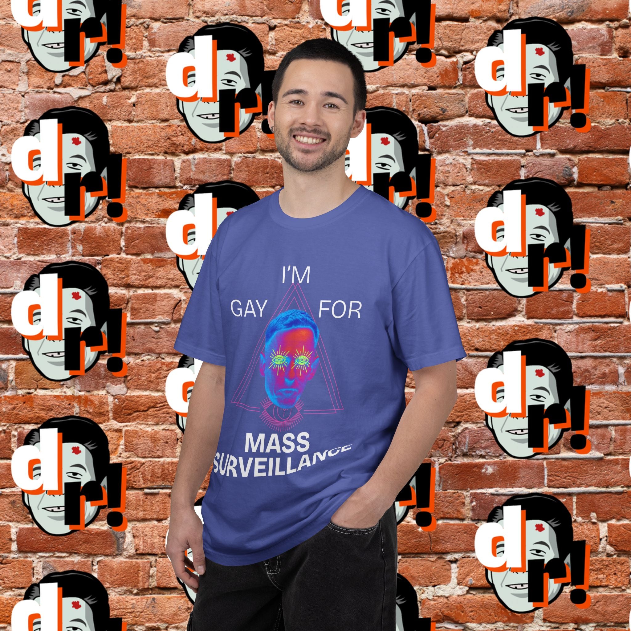 Gay for Mass Surveillance (PANK) Cotton T- Shirt