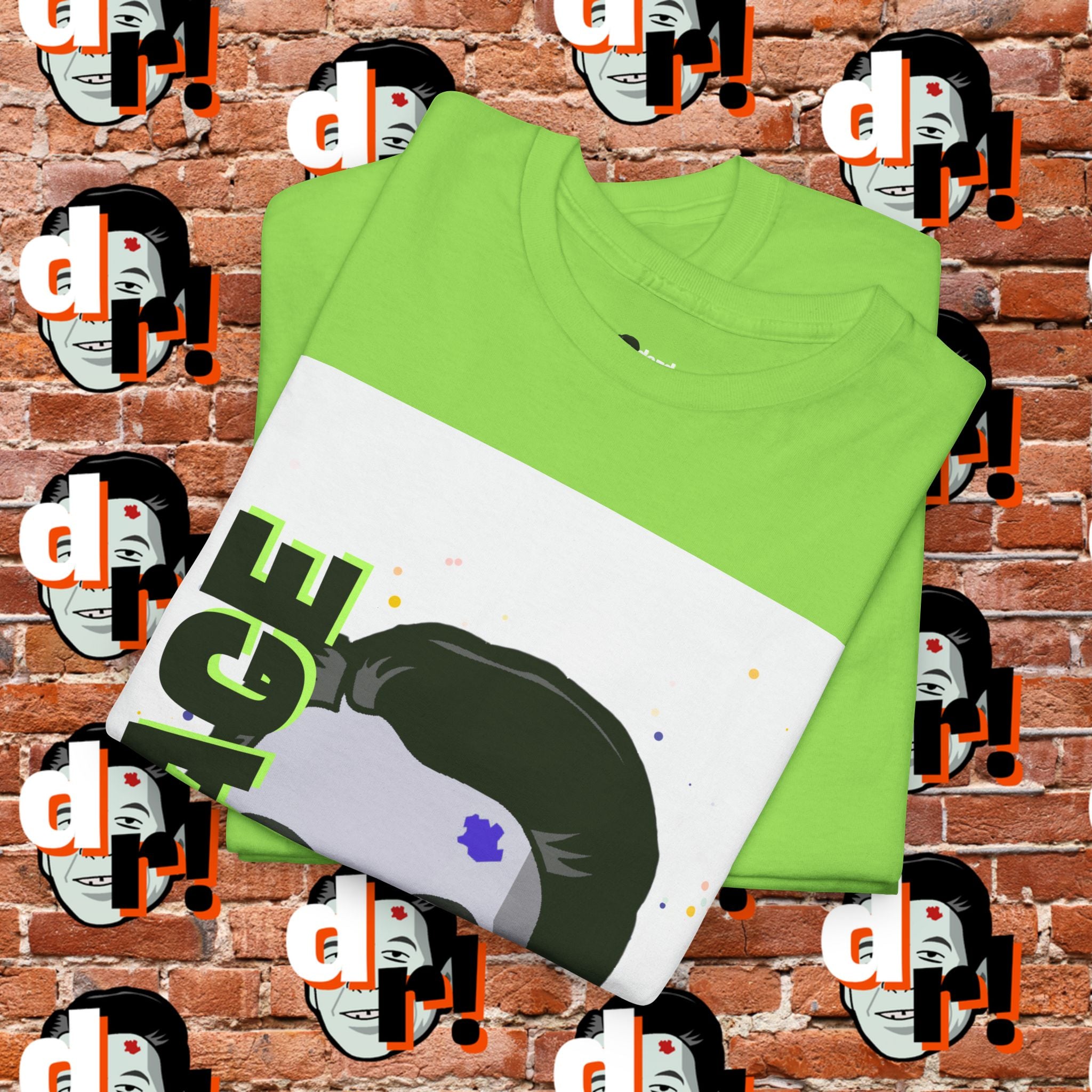 Savage Dead Reagan Graphic Tee Lime
